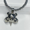 Hip-hop Style Stainless Steel Round Bead Chain, Rapper Necklace, a Niche Design Necklace Gift for Men and Women - Image 9