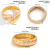 PuRui Exaggerated Heavy Metal Chunky Wide Cuff Bangles for Women Punk Geometric Spring Arm Bracelets Men Jewelry Steampunk - Image 4