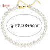 Pearl-Style Choker Necklace with Layered Bead Details - Image 7