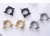 1Pair Punk Stainless Steel Round Circle Hoop Earrings For Men Women Not Fade Clip Earrings Hip Hop Male Jewelry - Image 14
