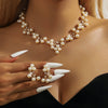 Ladies' Design, Imitation Pearl Necklace, Earrings, Jewelry Set Suitable for Weddings, Gatherings, Holidays, Gifts - Image 7