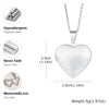 Silver Color Stainless Steel Women Locket Pendant, Openable Heart Pendant Necklaces, Life Tree Floral Collar - Image 8