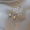 Shiny Zircon Ball Flower Pendant Long Earline For Women's or Girl‘s Jewelry Unusual Earring Ear Accessories - Image 12