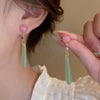 Classic Elegant Light Green Water Drop Resin Pendant Earrings For Women Girl Jewelry Accessories Gift - Image 6