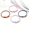 G&D Adjustable H-Buckle Steel Wire Couple Bracelets: and Sweat-Resistant for Lasting Wear - Image 6