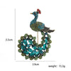 Fully Rhinestone Peacock Bird Brooch and Elegant Coat Pin Jewelry Accessories and Gifts - Image 5