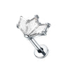 Cubic Zirconia Labret Stud 16G Internally Threaded for Lip Tragus and Helix - Image 34