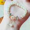 Korean Sweet Daisy Flower Bracelet For Women Colorful Crystal Beaded Elastic Rope Bracelets Party Wedding Jewelry Gifts - Image 11