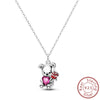 Necklace Silver Butterfly Love Heart Bear Classic Simple Adjustable Necklace For Women Girl Jewelry Gifts - Image 10