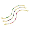 Colorful Cubic Zirconia Tennis Bracelet in Multiple Stone Colors - Image 14