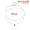 Boho Sweet Simple Clavicle Collar Women Gold Color Metal Cherry Pendant Romantic Necklaces Girls Gift Jewelry - Image 2