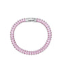 Christmas Jewelry Gift For Ladies Square Tennis Chain Choker Necklace Green Pink White Black Crystal Necklace - Image 16