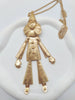 Retro Clown Swan Pendant Sweater Necklace Rhinestone Inlaid Minimalist Metal Collar Choker Women's Accessories - Image 9