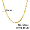 Silver Paperclip Necklace, Women's Paperclip Clavicle Necklace Birthday Party Jewelry - Image 10