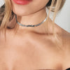 Star Pendants Women's Necklaces Blue Acrylic Beads Tassel Choker Necklace Hollow Leaf Punk Neck Jewelry - Image 19