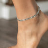 Stainless Steel Foot Jewelry Leg Chain Ankle Silver Color Franco Figaro Chain Anklets For Men Women Hip Hop Rapper - Image 4