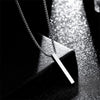 Pillar Necklace For Men Women Stainless Steel 3D Bar Pendant Chain Minimalist Simple Casual Unisex Neck Collar - Image 6