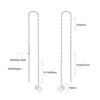 2PC/1pair Heart Love White Shell Drop Earring for Women Stainless Steel Hoop Earrings Romantic Valentine's Day Gift - Image 34