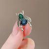 1PC Mini Zircon Animal Insect Lapel Pins For Women Unisex Crystal Butterfly Bee Brooches Banquet Jewelry Gifts - Image 7