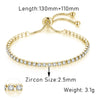 Adjustable Tennis Bracelet For Women Iced Out Zircon Couple Bracelet On Hand Gift To Friends Wedding Jewelry - Image 13