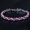 BeaQueen Charming Dark Blue Crystal Women Tennis Bracelets with Cubic Zirconia Stone Brides Party Accessories Jewelry Gift - Image 8