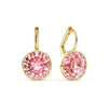 Gold Color Classic Bella Drop Earring for Women Wedding Birthday Crystals from Austria Round Cut Dangle Pierced Jewelry - Image 18