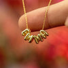 Bubble Letter Necklaces Custom 3D Bubble Letters Balloon Name Necklaces for Women Girls Gold Name Personalized Jewelry Gift - Image 4