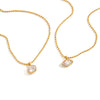 Oval Horse Eye Shape Zircon Pendant Necklace For Women Gold Plated Stainless Steel Necklace Jewelry Gift - Image 1