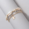 Shell Starfish Women‘s Anklets Bohemian Anklet Leg Rice Beads Bracelet Handmade Foot Chain Boho Jewelry Summer Accessories - Image 2