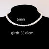 Pearl-Style Choker Necklace with Layered Bead Details - Image 36