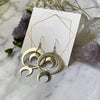 Moon phase earrings Crescent moon Space Sun and moon amethyst Witchy Boho Hippie jewelry women gift - Image 14