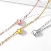 U7 Silver Anklets for Woman Infinity Moonstone Evil Eye Butterfly Star Heart Ball Rolo Chain Ankle Bracelet Jewelry - Image 5