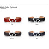 Silver Bracelet Bangle for Women Adjustable Red/Black/Blue/Brown Leather Aries Constellation Jewelry - Image 12