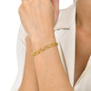 Gold Plated Chunky Oval Link Chain Bracelets for Women Thick Stainless Steel Jewelry - Image 6