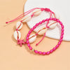Bohemia Starfish Conch Shell Beads Anklet For Women Double Heart Beaded Leg Chain Summer Beach Party Barefoot Sandal Jewelry - Image 2