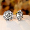 White/Blue/Purple/Green/Red Cubic Zirconia Stud Earrings for Women Newly Designed Ear Accessories Wedding Jewelry - Image 6