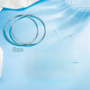 Silver Round Hoop Earrings For Women lady 5/6CM Diameter wedding party Jewelry Couple Gift - Image 8
