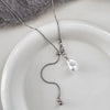 Stainless Steel Long with Baroque Pearls Necklace for Women Adjustable Chain Sweater Accessories Jewelry - Image 14