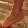 Foot Jewelry Anklet Simple Bell And Cat Bracelet for Ankle Silver Anklets For Women - Image 1