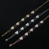 Bling Heart Charm Bracelets for Women Double Chain Paved White Cubic Zircon Rose Gold/Gold/Platinum Plated Color Jewelry - Image 6