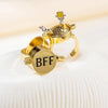 2Pcs Upgraded Bff Rings Magnetic Buckle and Bettler Rotating Bearings Anime Rings for Friends Cartoon Aesthetic Jewelry - Image 6
