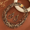 Wild Leather Multi Layer Leopard Print Jewelry Set With Magnetic Buckle Necklace Earrings Set For Women'S Jewelry Gifts - Image 4