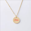 10Pcs 20mm 25mm Stainless Steel Mirror Polish Necklace Pvd Plating Round Disc Pendant Neckalce For Women's Jewelry - Image 11