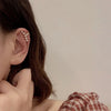 Rhinestone Decor Ear Cuff earring for Woman Ear Summer Christmas Jewelry Gift - Image 8