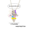 316L Stainless Steel Colorful Zircon Flower Star Pendant Necklace for Women Personality Special Jewelry Gifts - Image 13