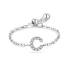 Silver 26 English Letters Adjustable Chain Finger Rings For Women Wedding Anniversary Jewelry - Image 21