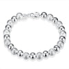 charm Silver Bracelet for man woman Twisted rope chain jewelry Wedding party Christmas gift - Image 20