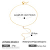 Stainless Steel Y-Shaped Pendant Necklace with Stone Details - Image 17