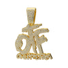 Hip Hop English Letter Otf Pendant Cuban Chain Necklace, Suitable For Daily Wear By Men And Women, Rock Party Jewelry - Image 7