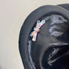 1 Pcs Excalibur Demon Sword Ear Studs, Steel Wing Helix Conch Ear Piercing Jewelry, Anti-allergic Cartilage Earring - Image 7
